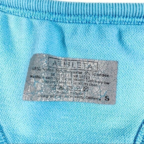 10/$25🦋 Athleta Blue Striped Racerback Tank - Size Small - Picture 7 of 8